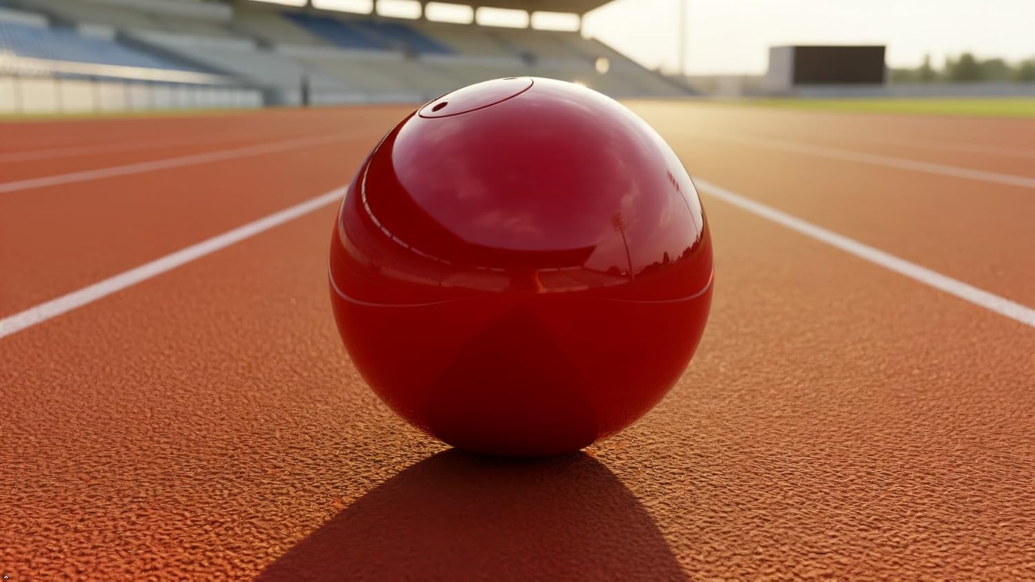 RT Red Girl's high School 103 mm 4kg Turned Shot Put - Track & Field 4 kg 103mm Lathe Turned Shot Put - Women's 4k Shot Put
