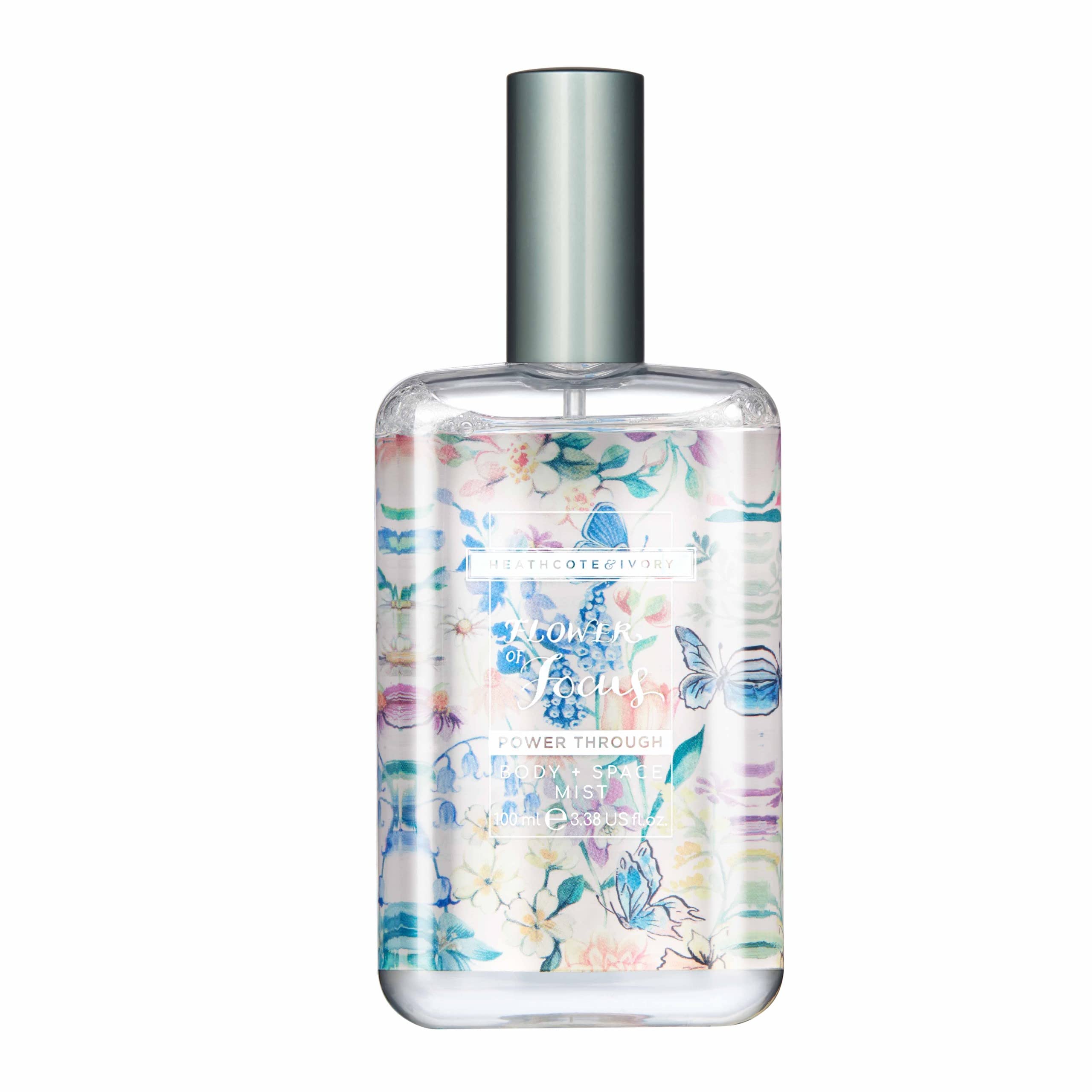 Heathcote & Ivory Body and Space Mist 100ml, Multi-Use Fragrance, Rosemary and Sweet Orange Essential Oils, Travel Size, Vegan and Cruelty Friendly, Beauty Gift For Her