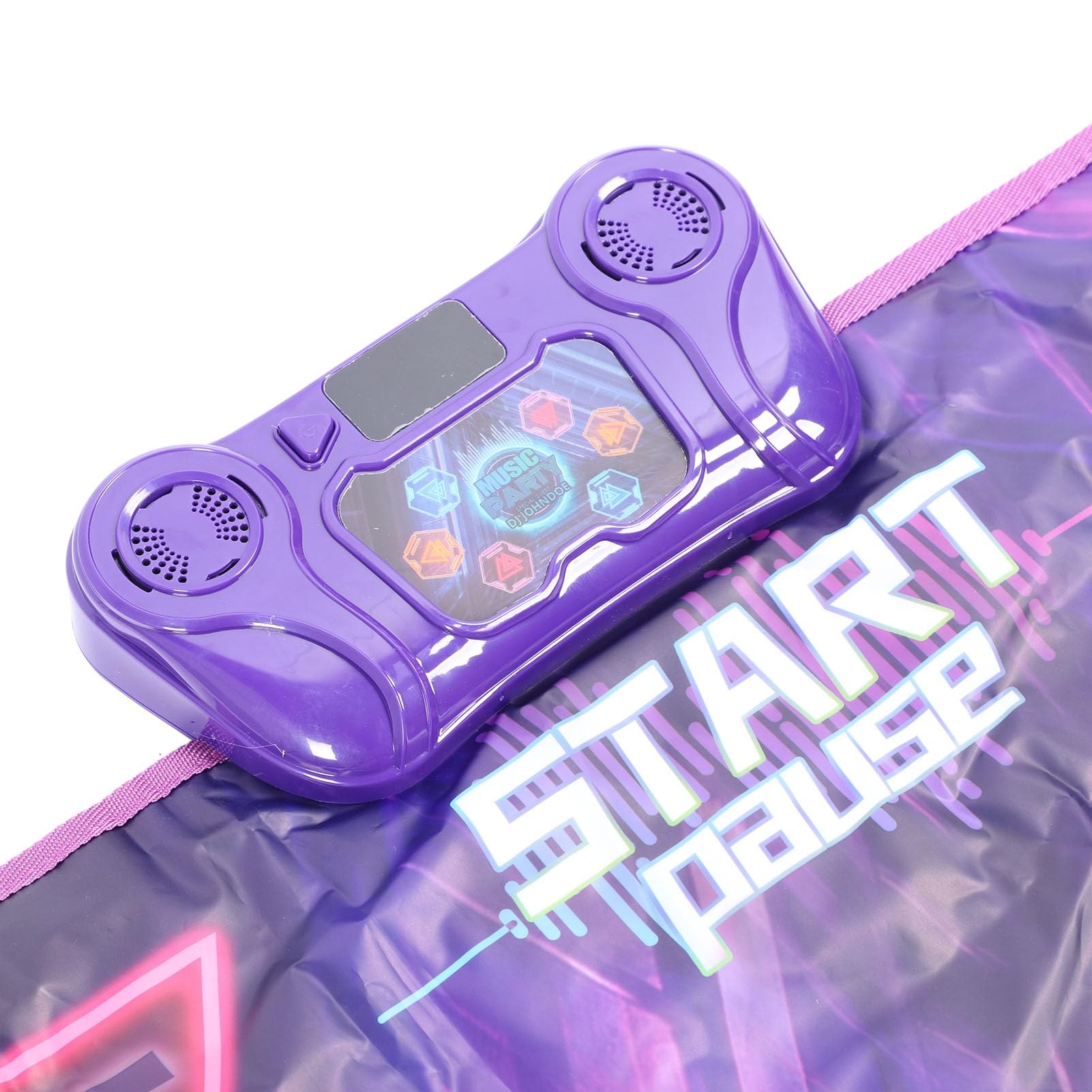 Tapis de Danse Lumineux pour Enfants, Tapis de Danse électronique coloré à 6 Boutons pour Jeu de Amusant, de Bluetooth, Jouet pour Garçon et Fille, Matériau éthényle Portable Antidérapant