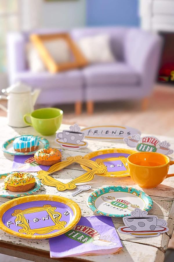 American Greetings Friends Party Supplies, Dessert Plates (36-Count) by American Greetings - Used condition - Image 2