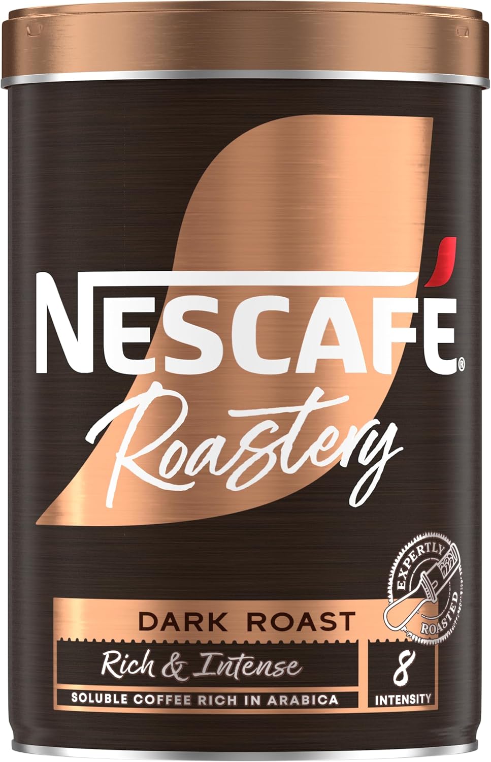 NESCAF  Roastery Dark Gold Blend Roast Premium Instant Coffee, Bold Intense Arabica and Robusta Coffee, 95g