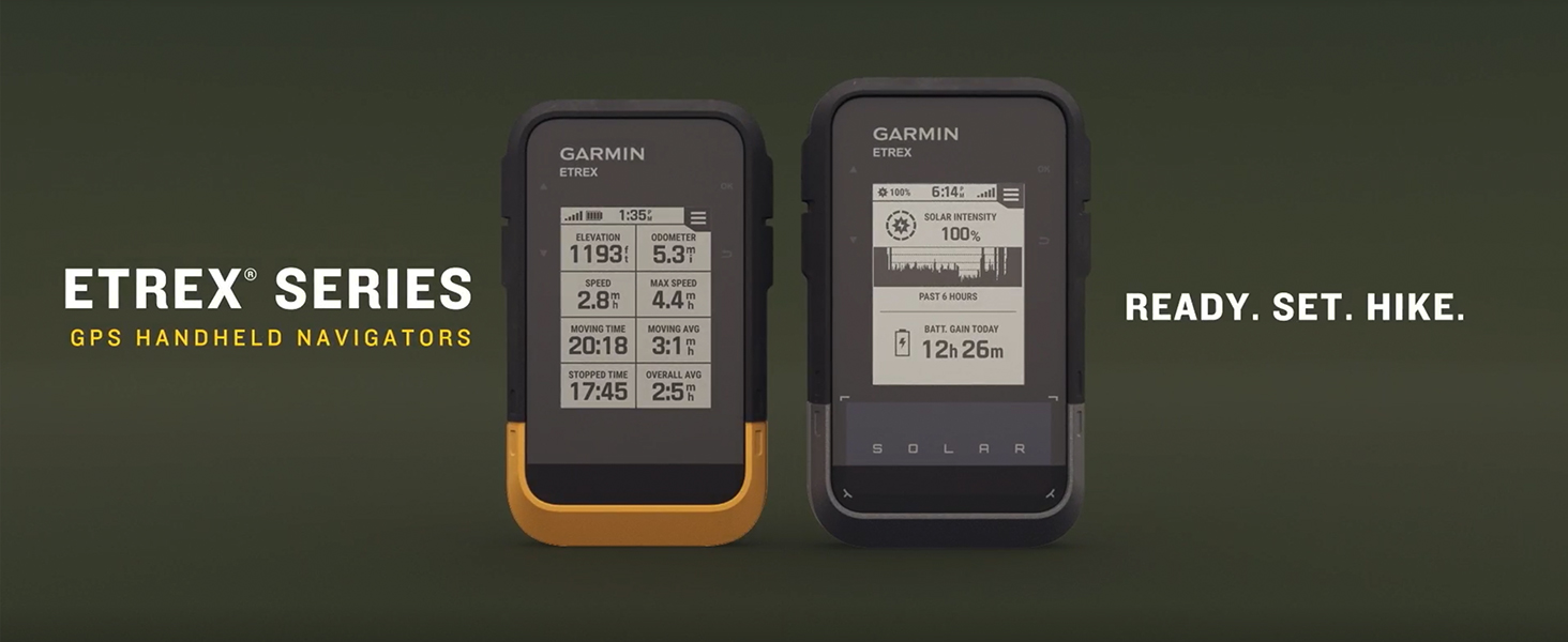 Amazon.com: Garmin eTrex® Solar, GPS Handheld Navigator, Unlimited