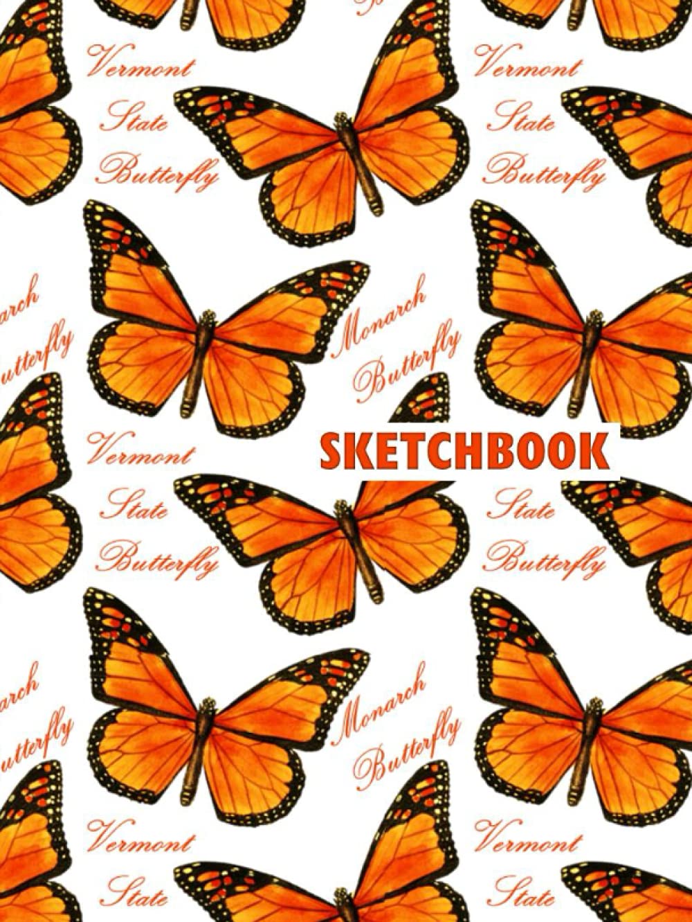 Vermont State Butterfly: Monarch Sketchbook