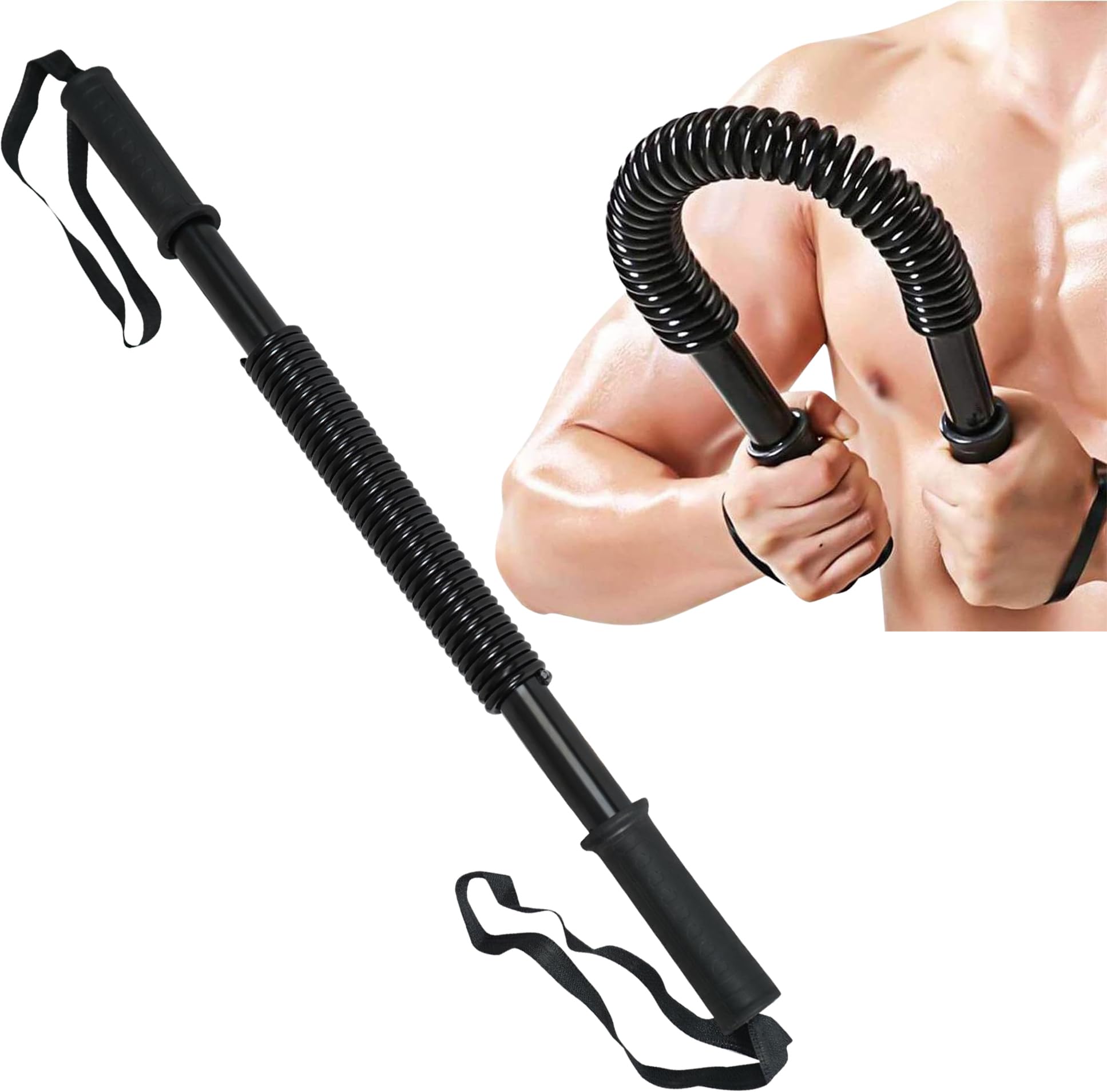 generic Power Twister Bar |20kg- Upper Body Exercise for Chest, Shoulder, Forearm, Bicep and Arm Strengthener | arm Exercise Equipment | arm Strength Equipment | Hand Gripper XZY-826-picture-10