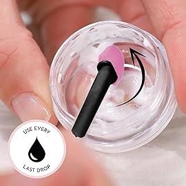 S&T INC. Makeup Spatula, Large and Mini Silicone Spatula Set for Cosmetics, Shampoo, Hair Care, and Skin Care Products, 4 Piece Set, Pink/Purple