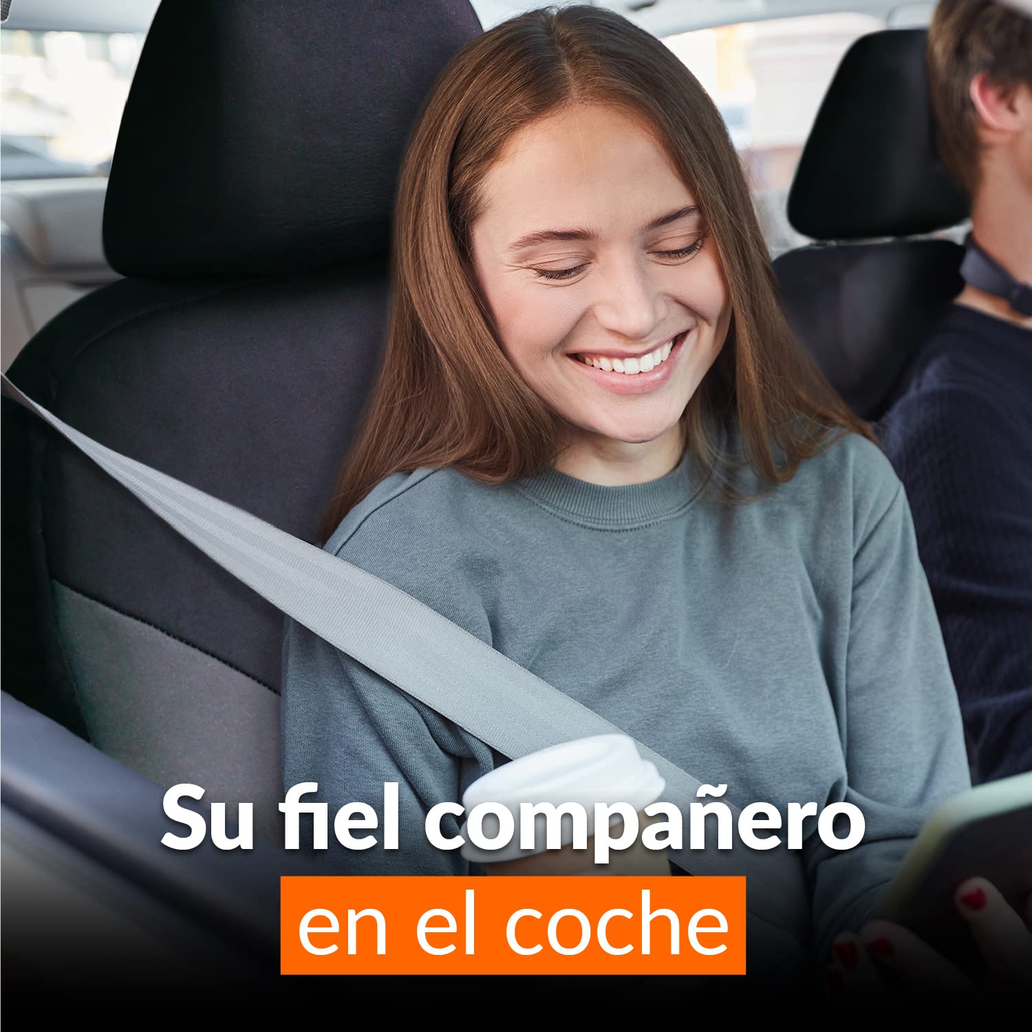 Upgrade4cars Fundas Asientos Delanteros Coche Universales Negro Gris | Protector de Asiento Delantero para Conductor y Copiloto | Accesorios Interior para Mujer y Hombre