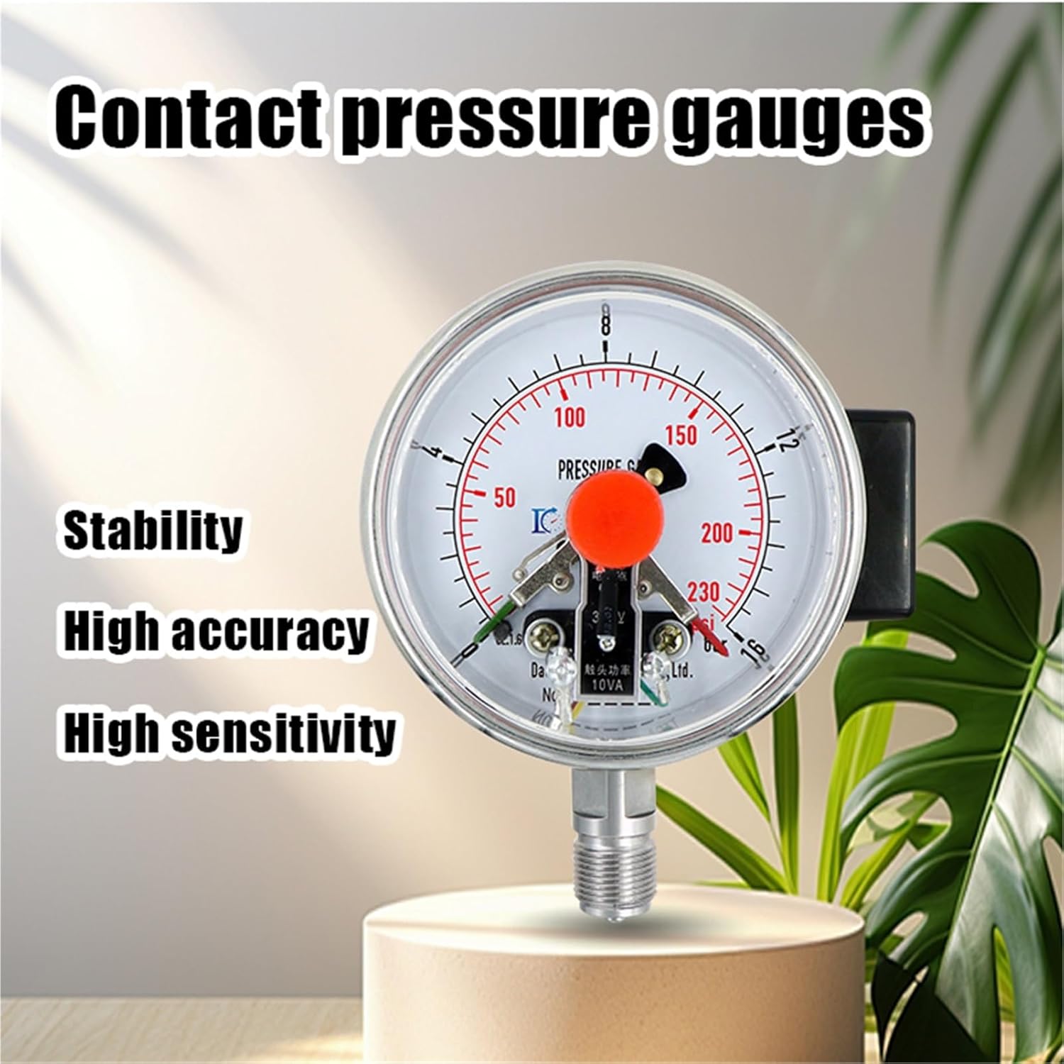High Precise All-Stainless-Steel Pressure Gauges Metallurgical & Chemical Industry Equipment