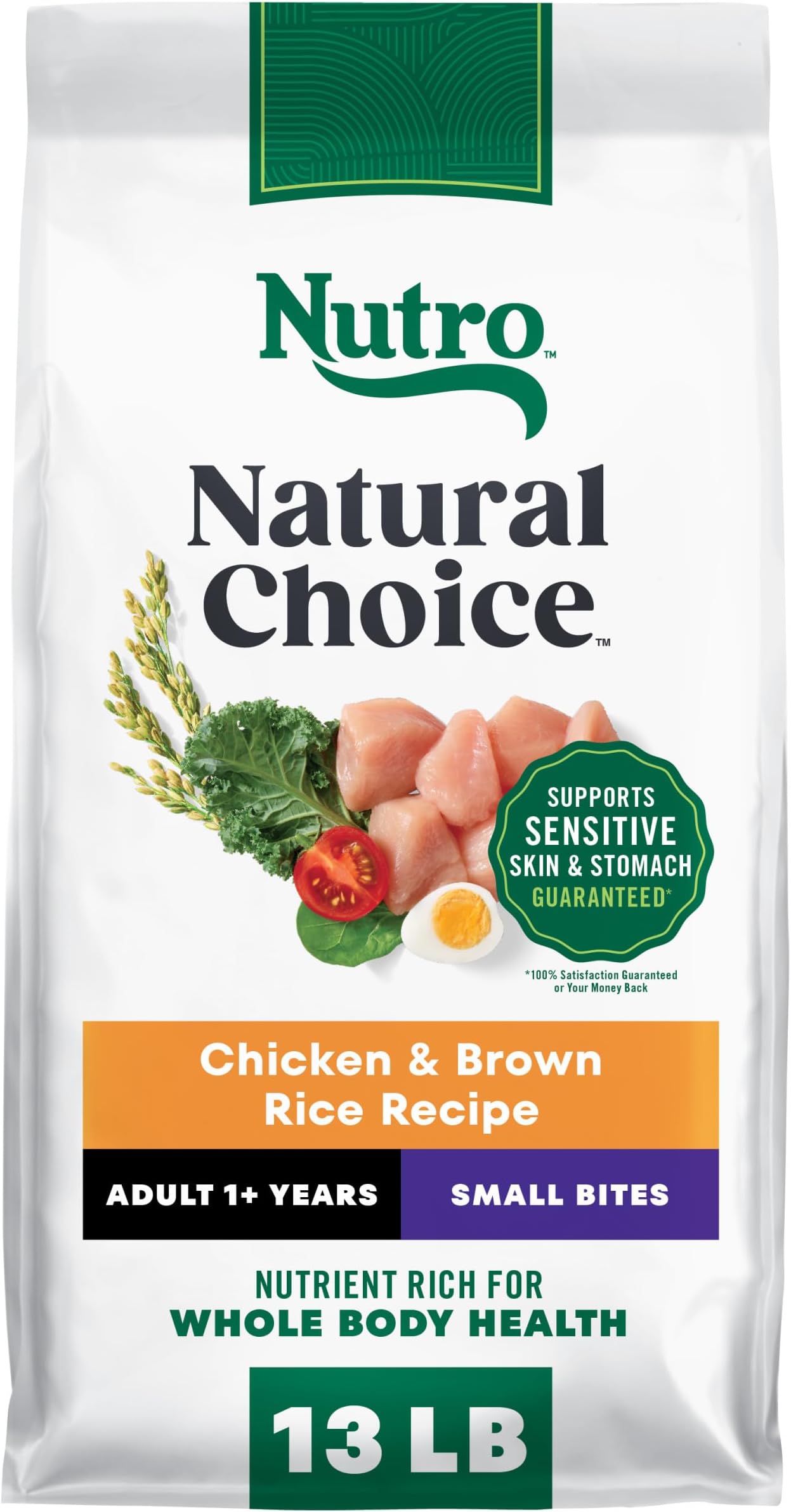 Natural Choice Small Bites Dry Dog Food, Chicken & Rice, 13 lb