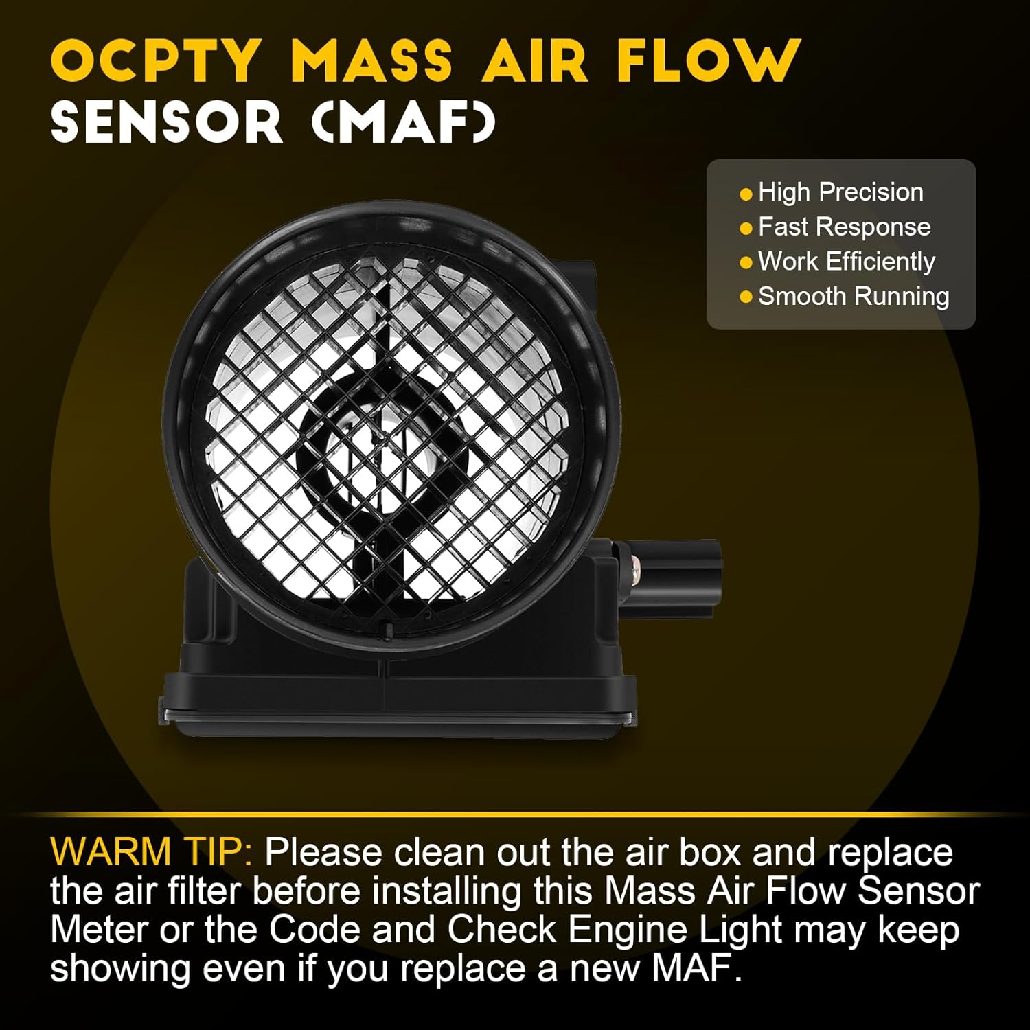 OCPTY Mass Air Flow Sensor FP39-13-215 Meter FITS for 2001-2003 for Mazda Protege 2.0L,2002-2003 for Mazda Protege5 2.0L,1999-2001 for Suzuki Vitara 1.6L,1999-2003 for Suzuki Vitara 2.0L