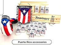 Vista 3 de PRK 14 Puerto Rico Double Six Dominoes Regalos Accesorios de Puerto Rico Boricua Accesorios