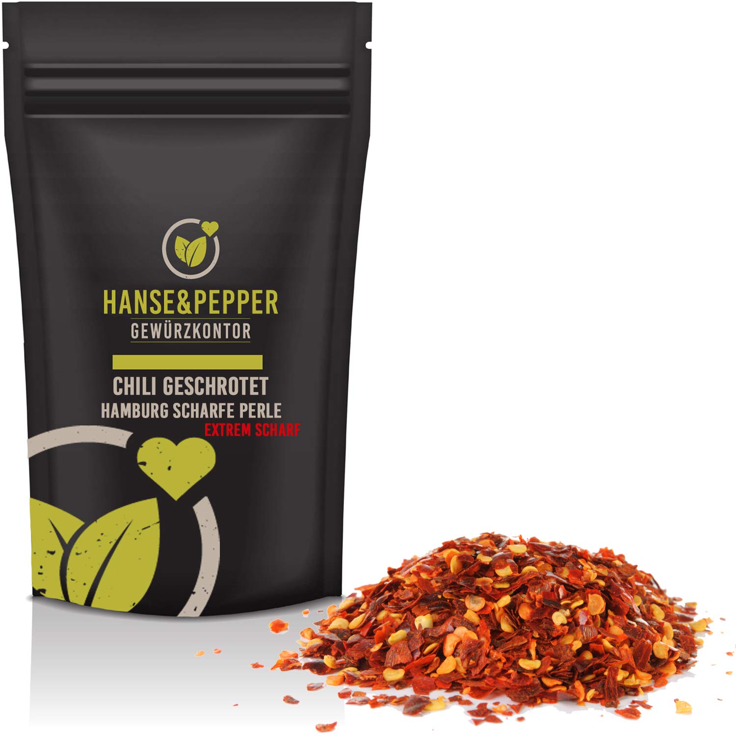 500g Chili geschrotet Hamburg scharfe Perle Chilli extrem scharf feurig hot
