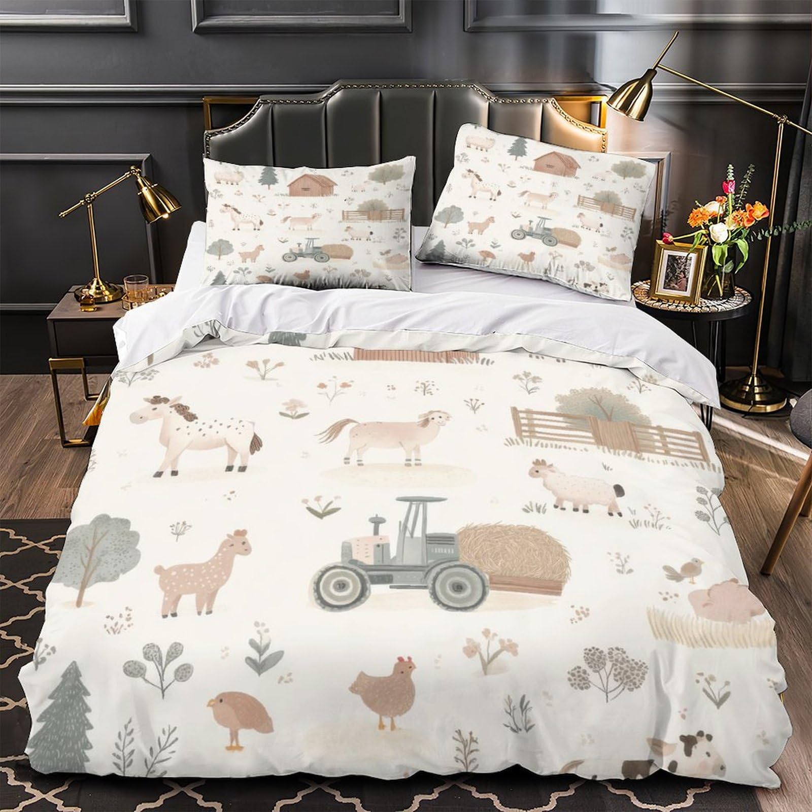 Parure lit écureuil fantastique 260x220 pour chambre de garçon et fille