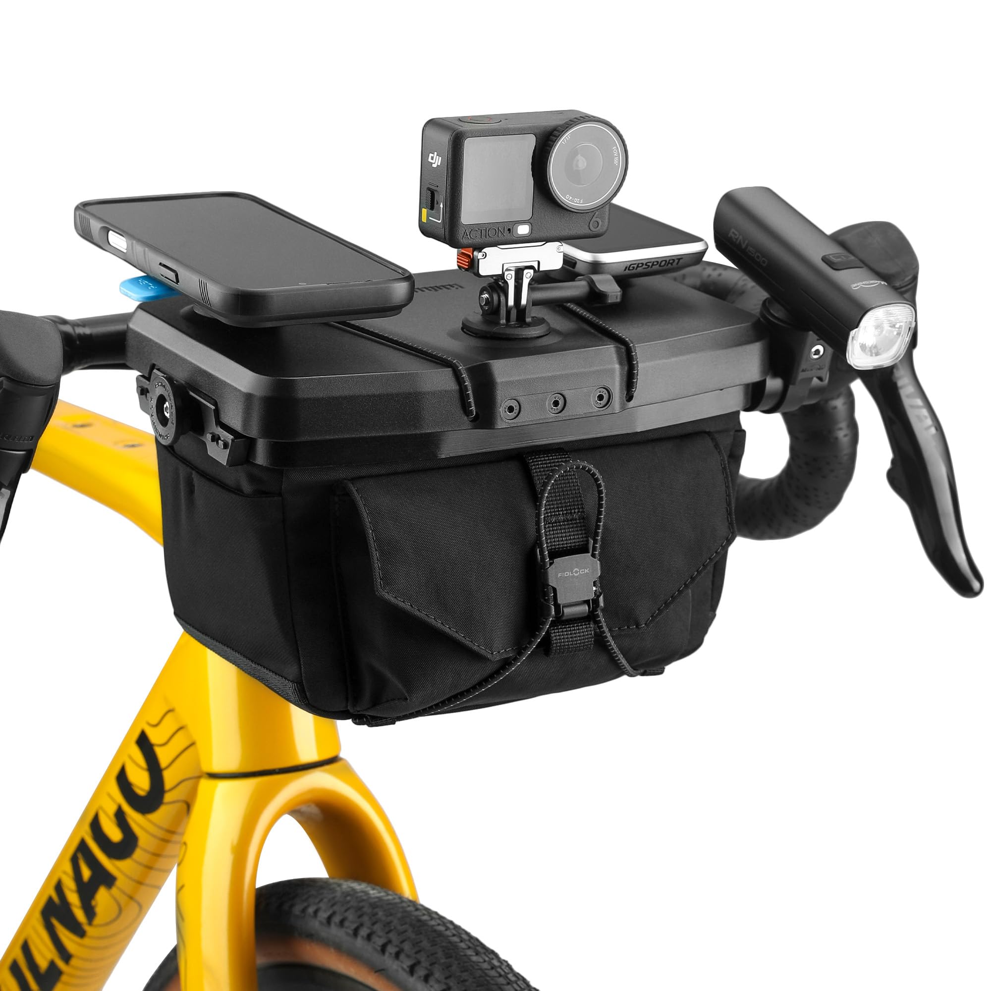 Rhinowalk Space Station Sac à dos pour guidon de vélo, design modulaire
