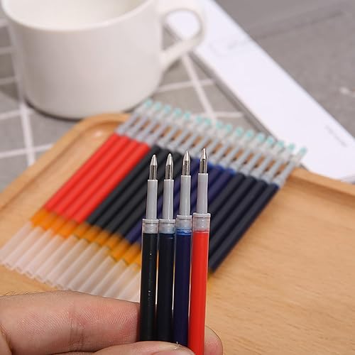 Miniatura 6 de DunBong Recambios de tinta de gel azul marino, repuestos de bolígrafos de gel líquido, línea fina de 0.020 in, juego de 10 unidades (azul marino)