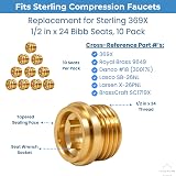 Replacement for Sterling 369X Bibb Seats, 10 Pack image 2