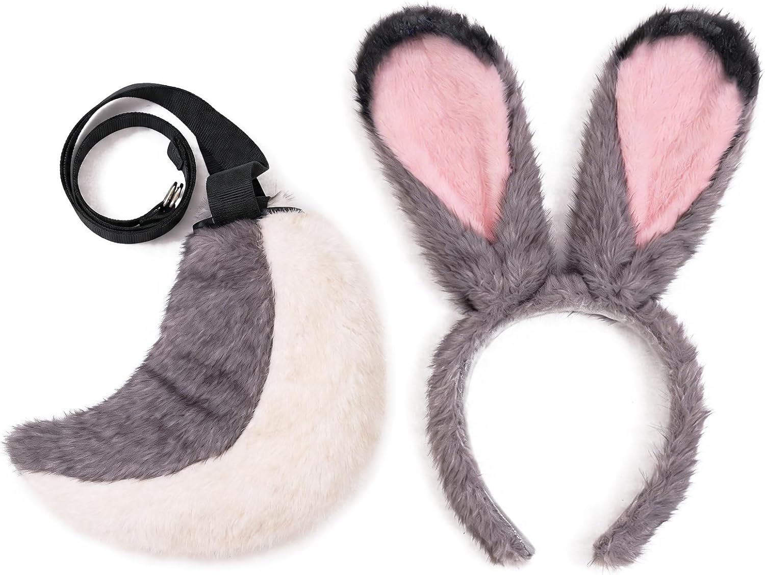 Bunny Ears Headband and Tail Set Bunny Costume