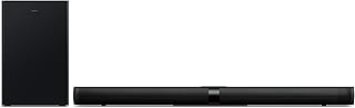 TCL TS7010 Soundbar TV with Subwoofer (Bluetooth Soundbar, 2.1 Channel, 320 W, HDMI ARC, Dolby Digital, AUX 3.5 mm Line Input, 3D Stereo Sound, Wall Mount, Remote Control, Three Sound Modes - Black