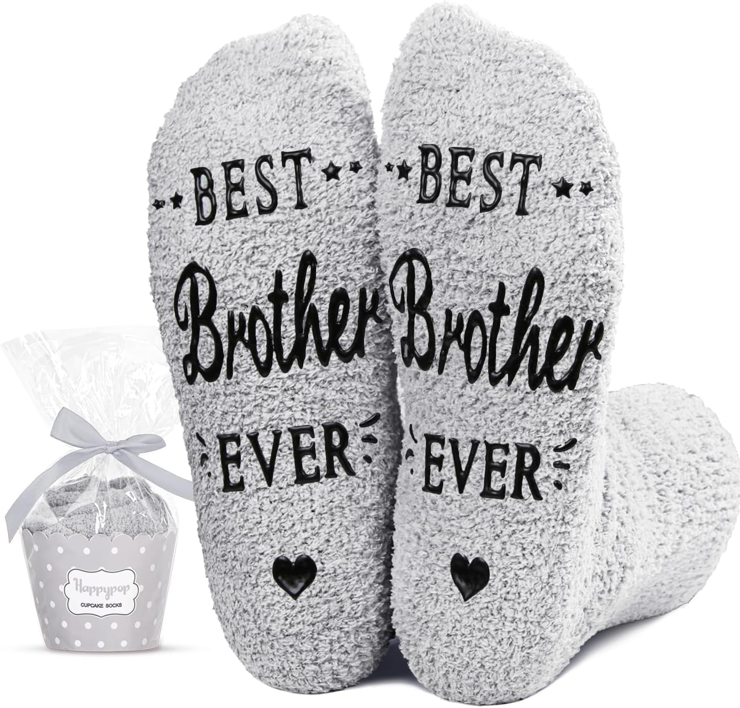 HAPPYPOP Novelty Gifts for Men - Grey Socks for Son in Law Dad Uncle Brother