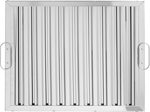 Miniatura 7 de Fire Stopper - Filtro deflector de grasa de acero inoxidable 304 ultra resistente. Certificado UL y aprobado por NSF. Acabado espejo. Apto para