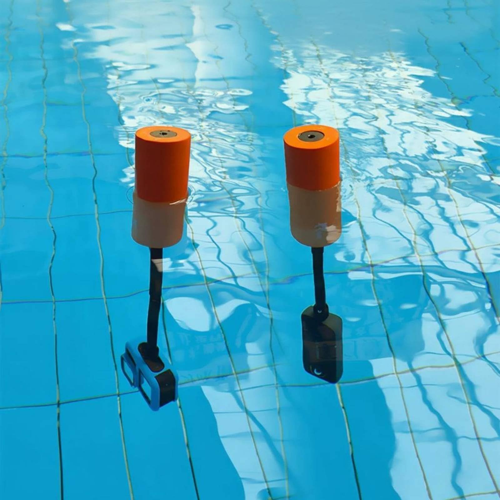 Support Caméra Flottant Perche Télescopique Compatible Multidispositifs Manche Mousse Ergonomique Résistant à l'eau Adapté à la Plongée Baignade Surf, 70CM