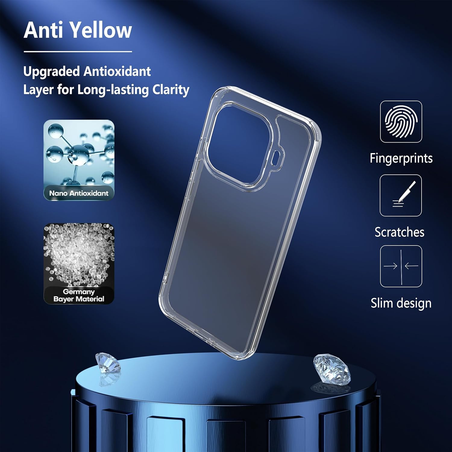 Amazon.co.jp: Lzzox for Xiaomi 15T Pro ケース クリア マグネット式