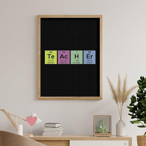 Miniatura 5 de Science Teacher Chemical Elements Full Square Drill Diamond Art Painting Art Kits Home Wall Decor Crafts Gifts for Adult Bedroom