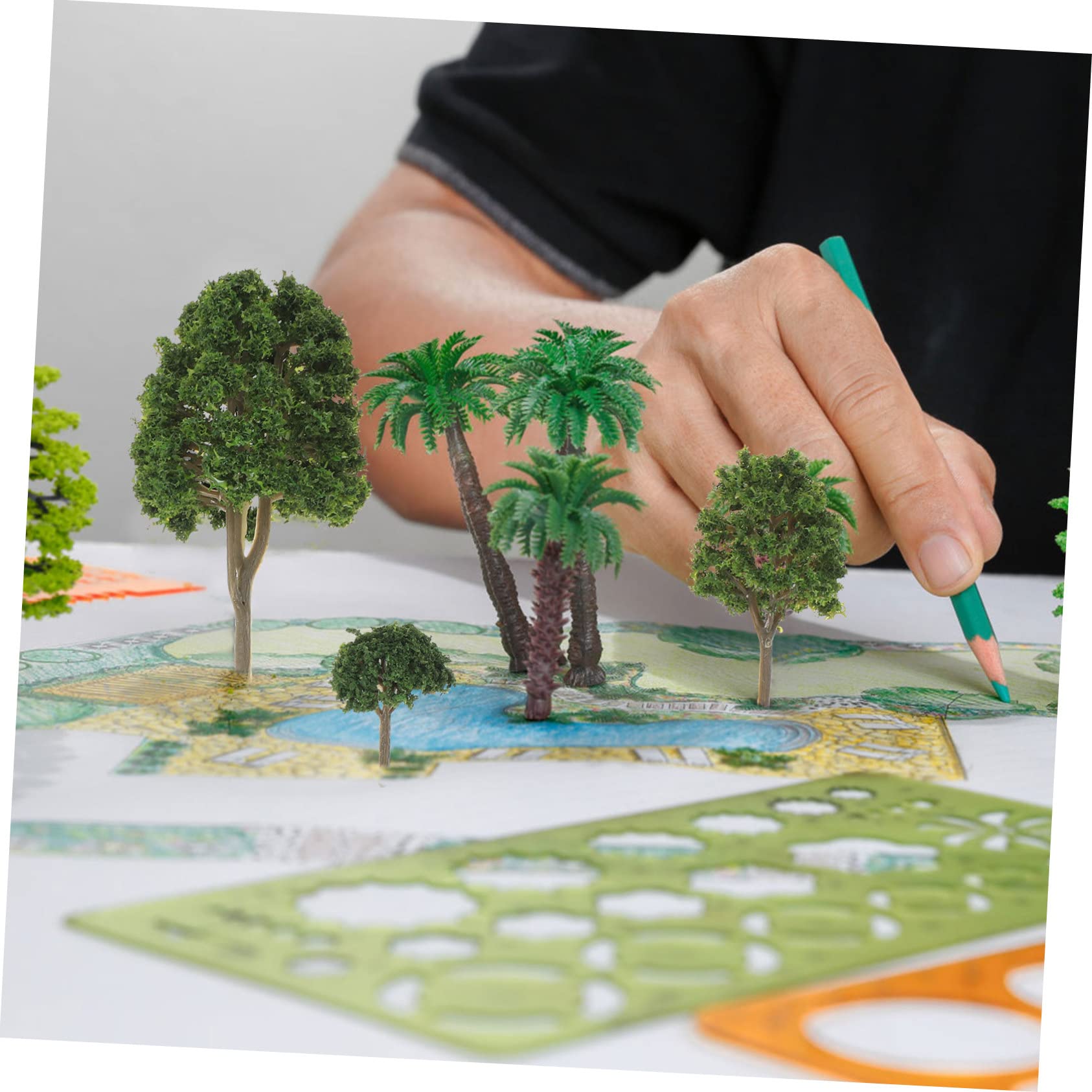 50 ARBRES MINIATURES pour créer des modèles réalistes de table de sable