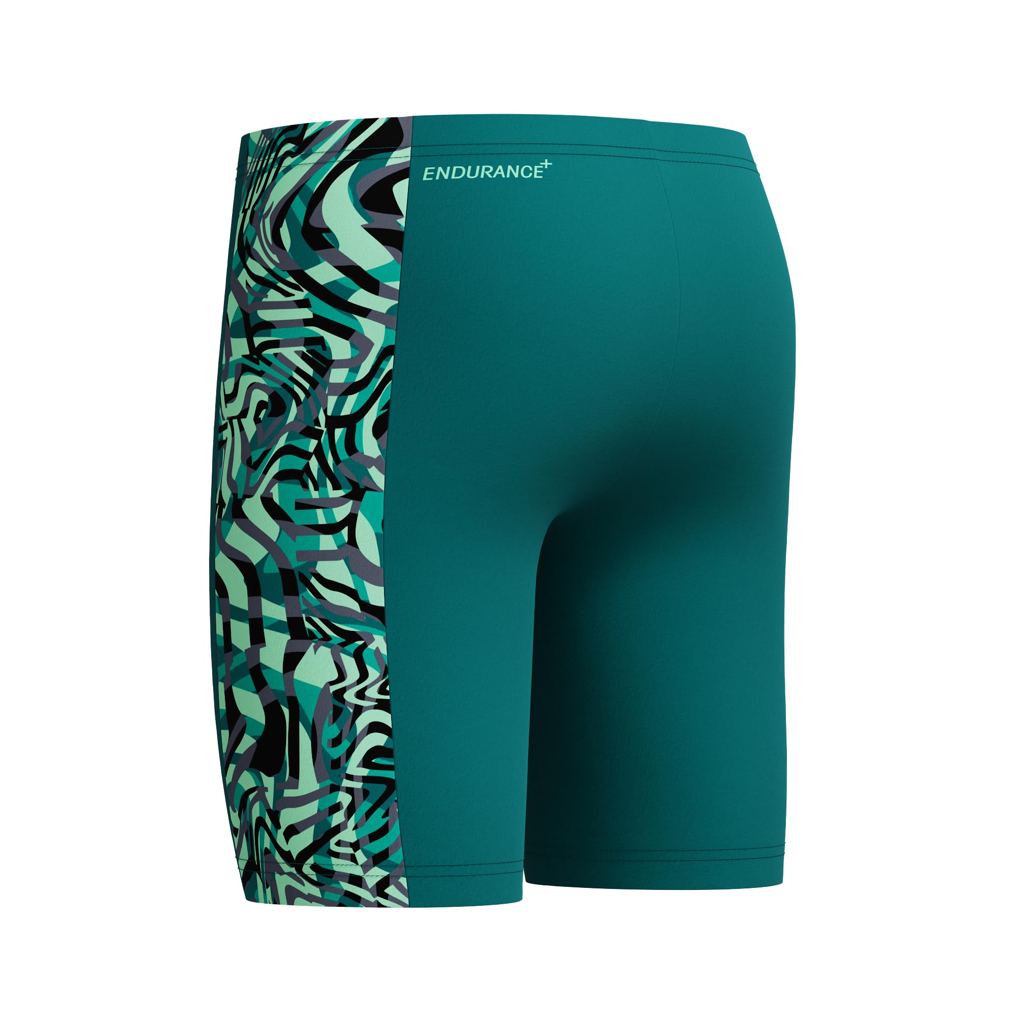 Speedo Maillot de bain pour garçon avec panneau numérique Vert