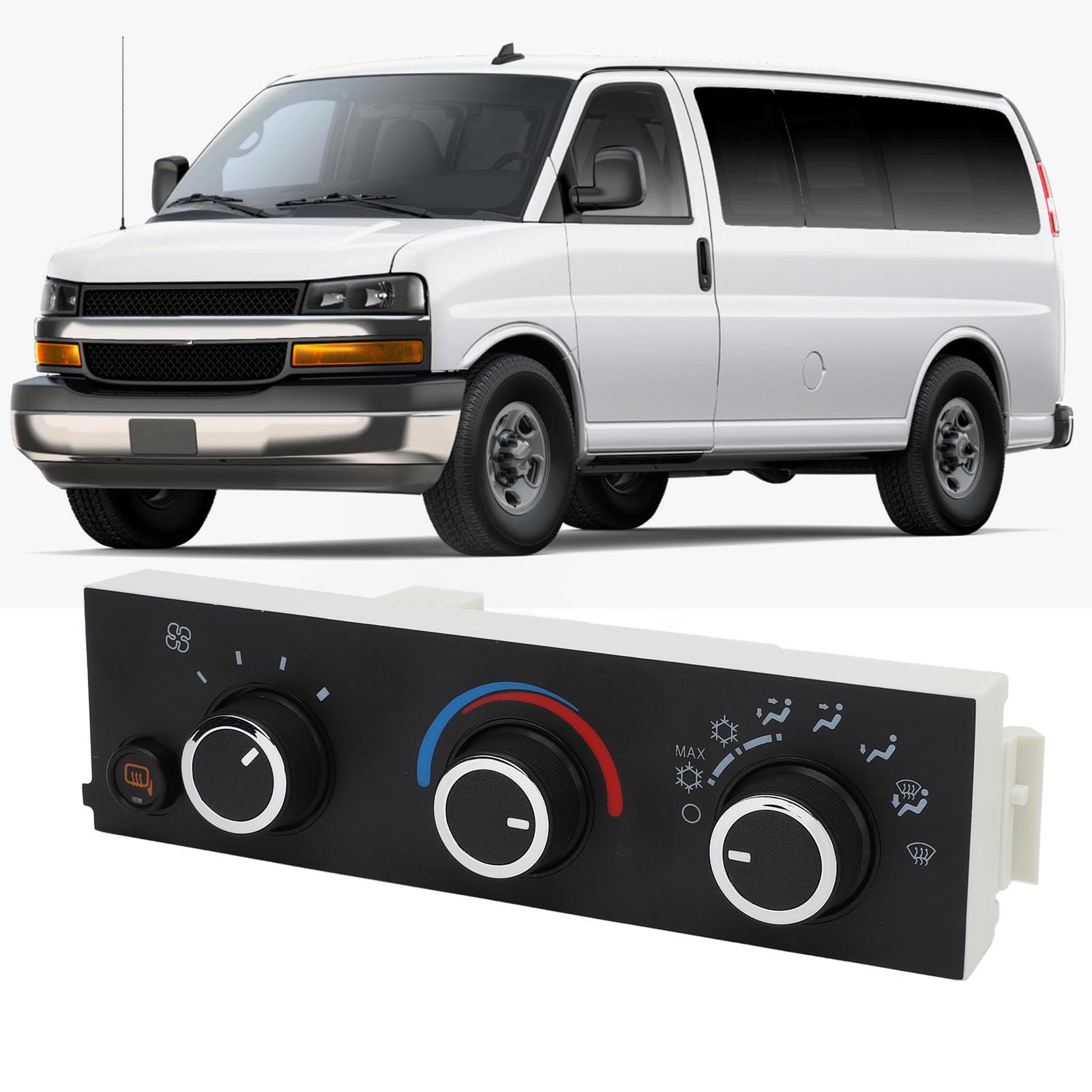 Hidyliu Módulo de Control HVAC Reemplazo Premium para Express 1500 2008-2014 2500 3500 2008-2022 ABS 1 Unidad