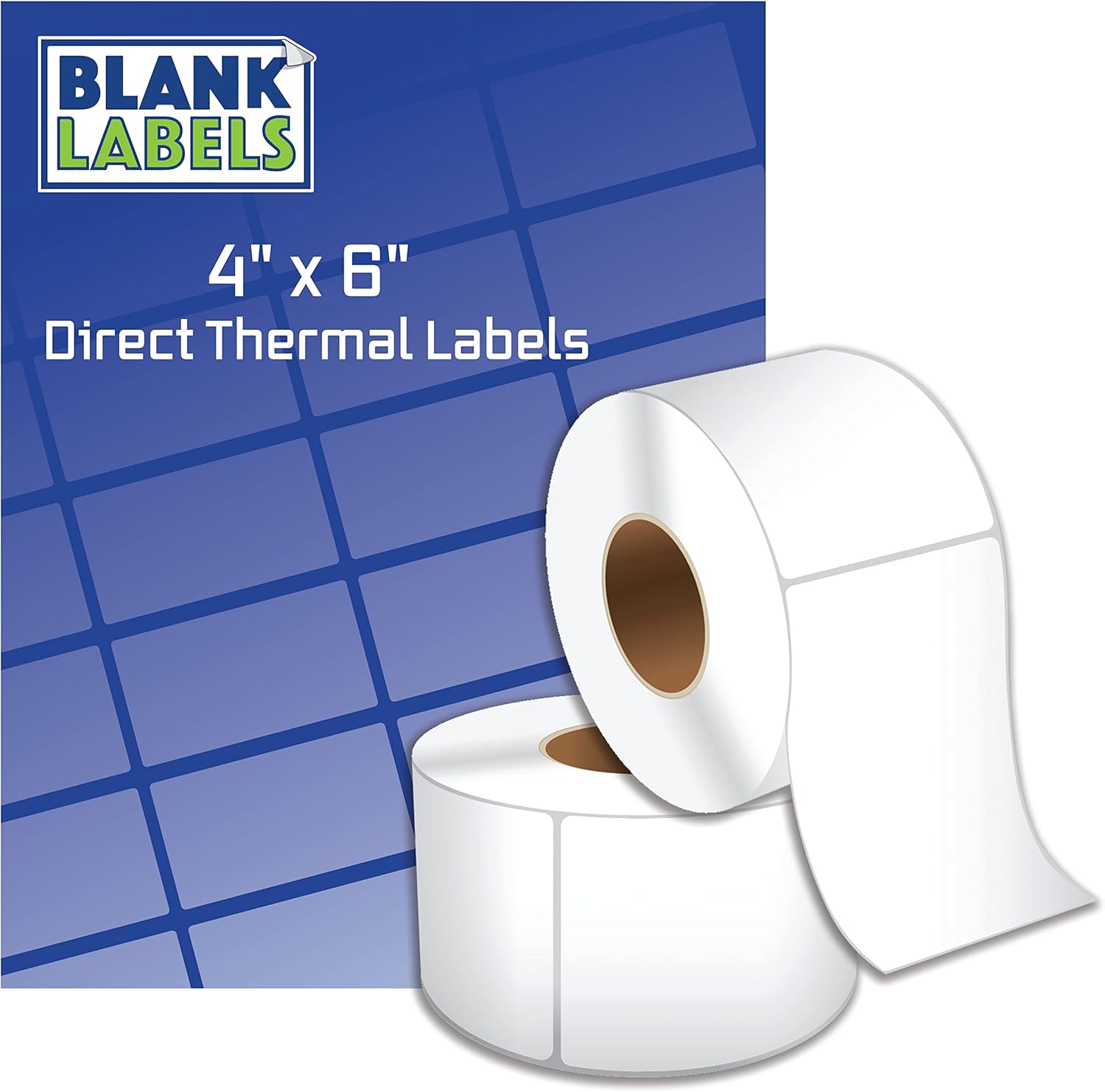 10 Rolls of 250 4x6 Direct Thermal Labels Zebra 2844 ZP450 Eltron 2844 by Generic