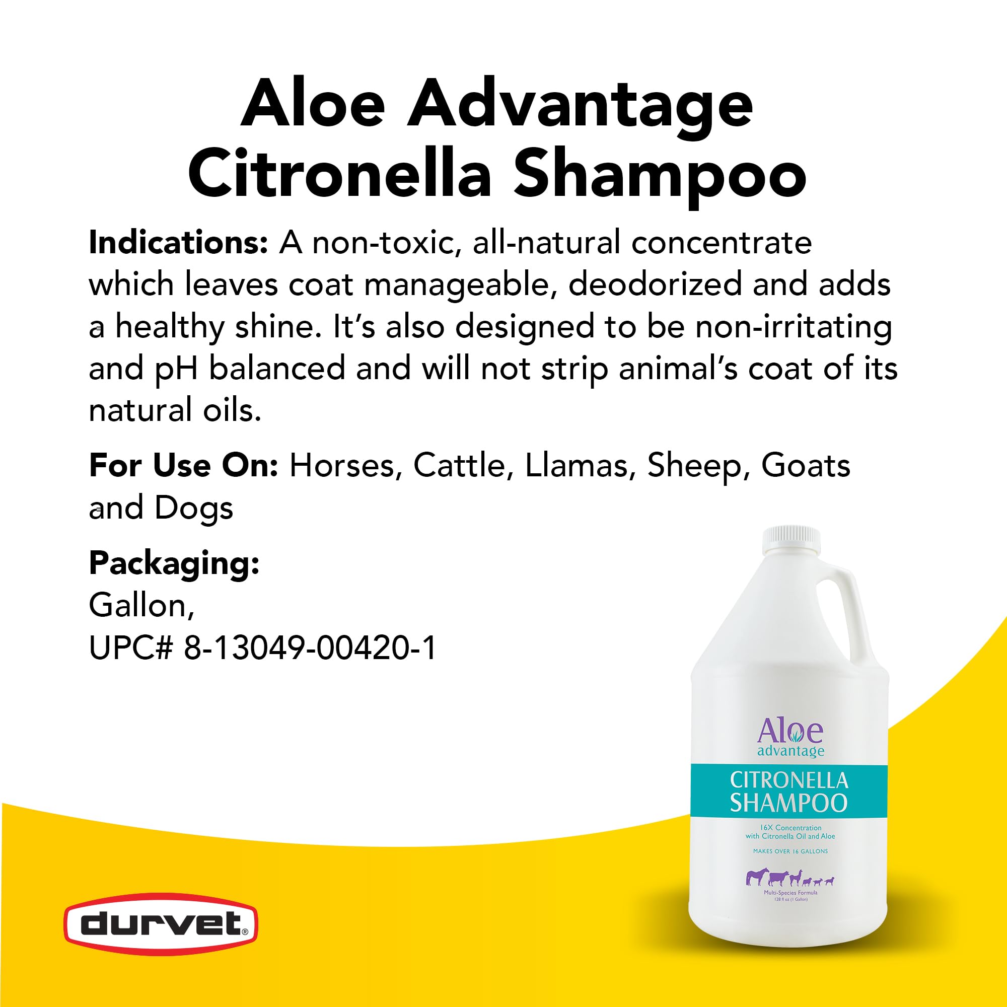 Aloe Advantage Citronella Shampoo Gallon - image 3