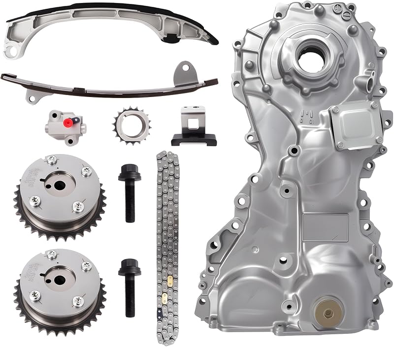 Kit de corrente de distribuição com bomba de óleo MDSAFM TCK087 para Toyota e Scion – 2.5L/2.7L, conjunto completo