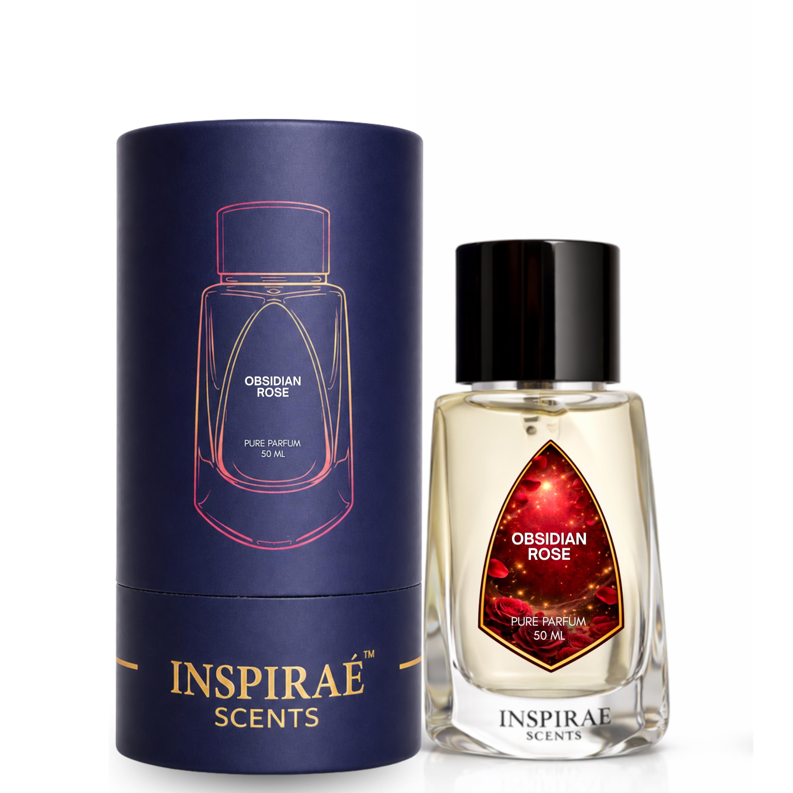 Obsidian Rose Perfume 50ml – Long Lasting Rose Floral Woody Luxury Unisex Fragrance-image-10
