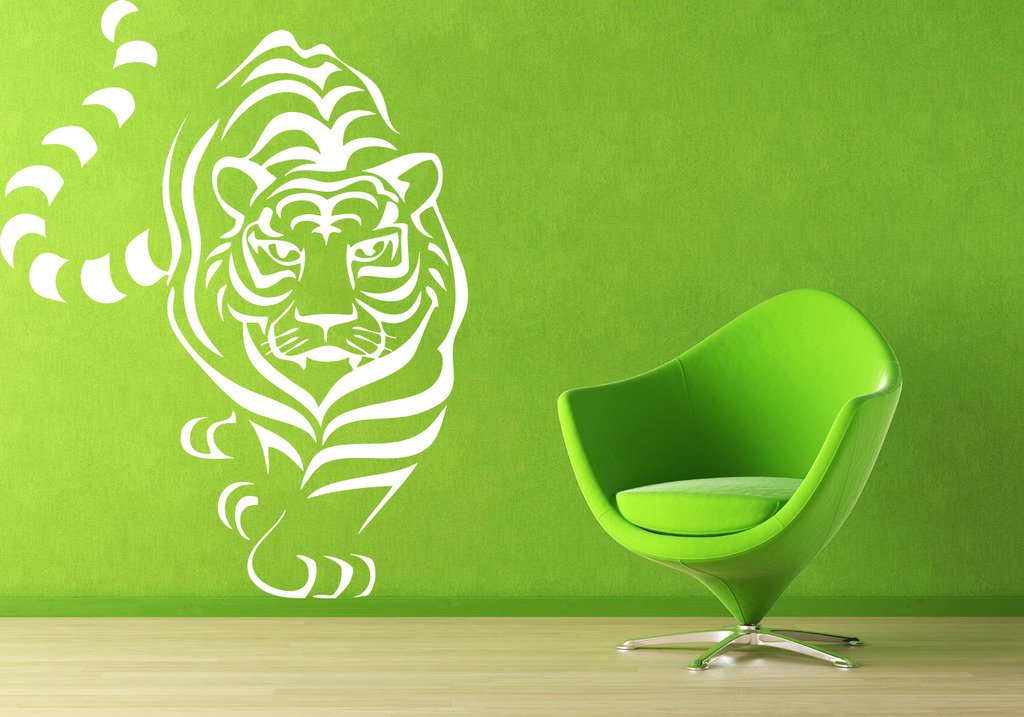 Buy Sky Solution Decor Home Design Wall Sticker Tiger Line Art Wall