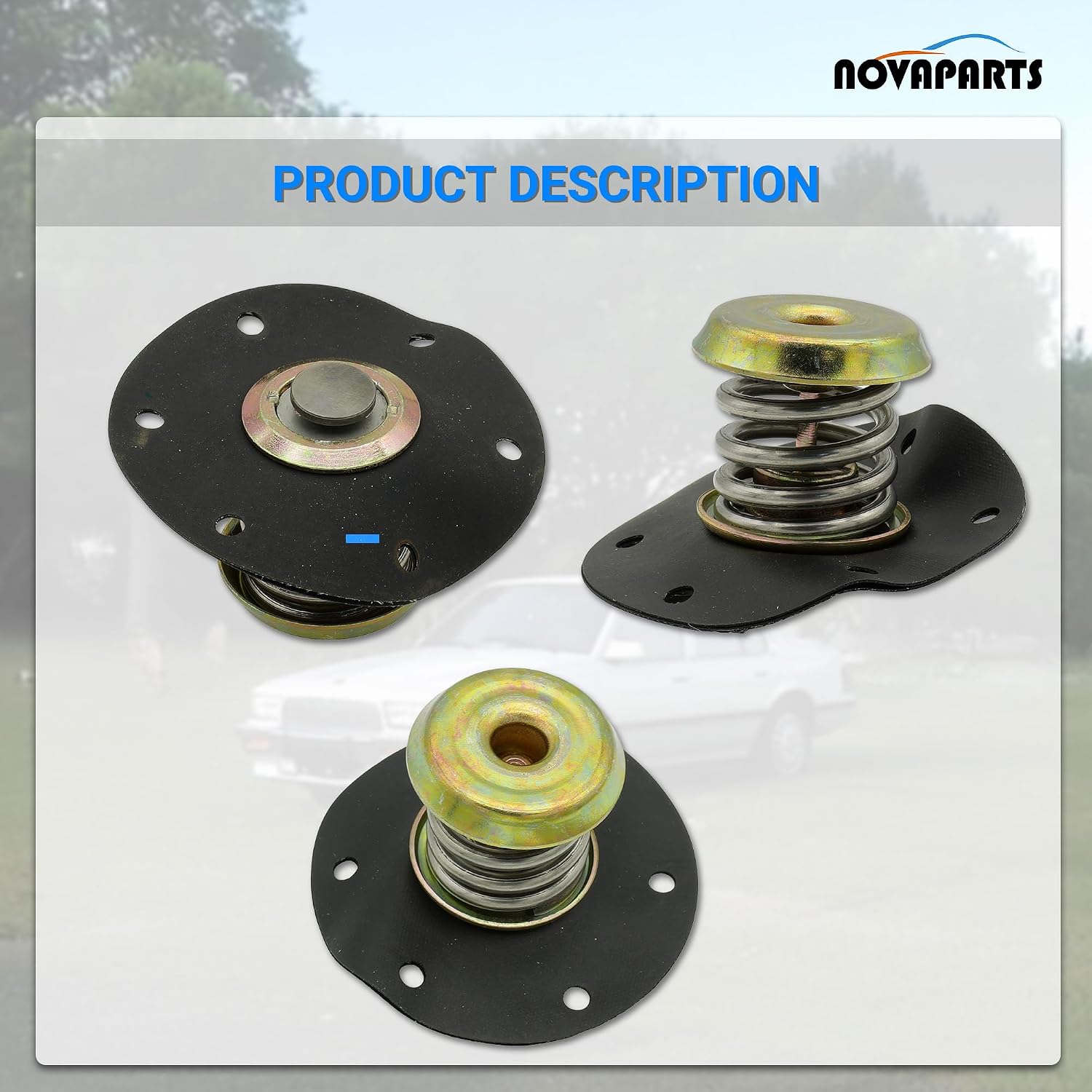 NOVAPARTS Fuel Pressure Regulator Diaphragm for 1985-1995 Chevrolet Chevy Camaro Pontiac Firebird PR10 17110851 17112281 SKPR10