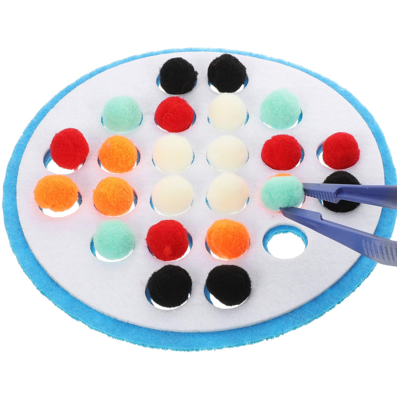 Toyvian Giocattoli Educativi per Ragazzo Ragazza Palline Pelose Accessori per Giochi Materiali in Tessuto Non Tessuto di Qualità Superiore Pratico e Resistente per Attività Mentali