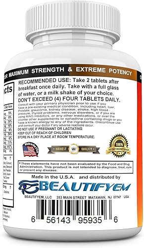 Miniatura 2 de Píldoras de aumento de busto para ampliación de senos, potenciador de senos, píldoras para mejorar el busto - senos más llenos, firmes y más grandes
