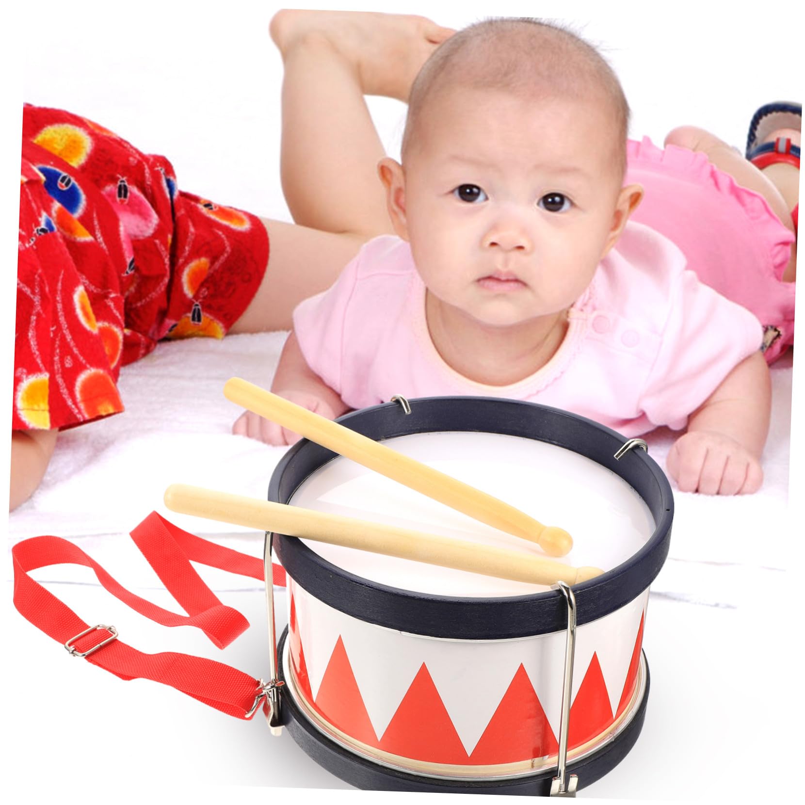 BESPORTBLE Caja de Percusión Infantil Rojo de Madera y Metal para Entrenamiento Auditivo y Atención de Niños, Kit Educativo Adecuado para Niños y Adultos Color Aleatorio