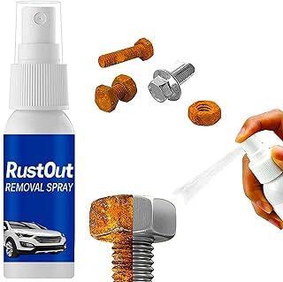 instant rust remover spray -Rust Remover Spray, Multi-Purpose Rust Remover, Rust Inhibitor Anti Rust Spray, Car Maintenance Cleaning, Rust Solvent (2pcs,100ml)