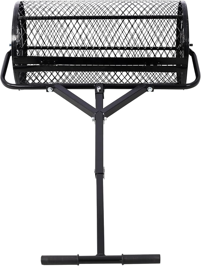 Difusor rotatorio de turba con tambor 24" y mango ajustable miniatura 6