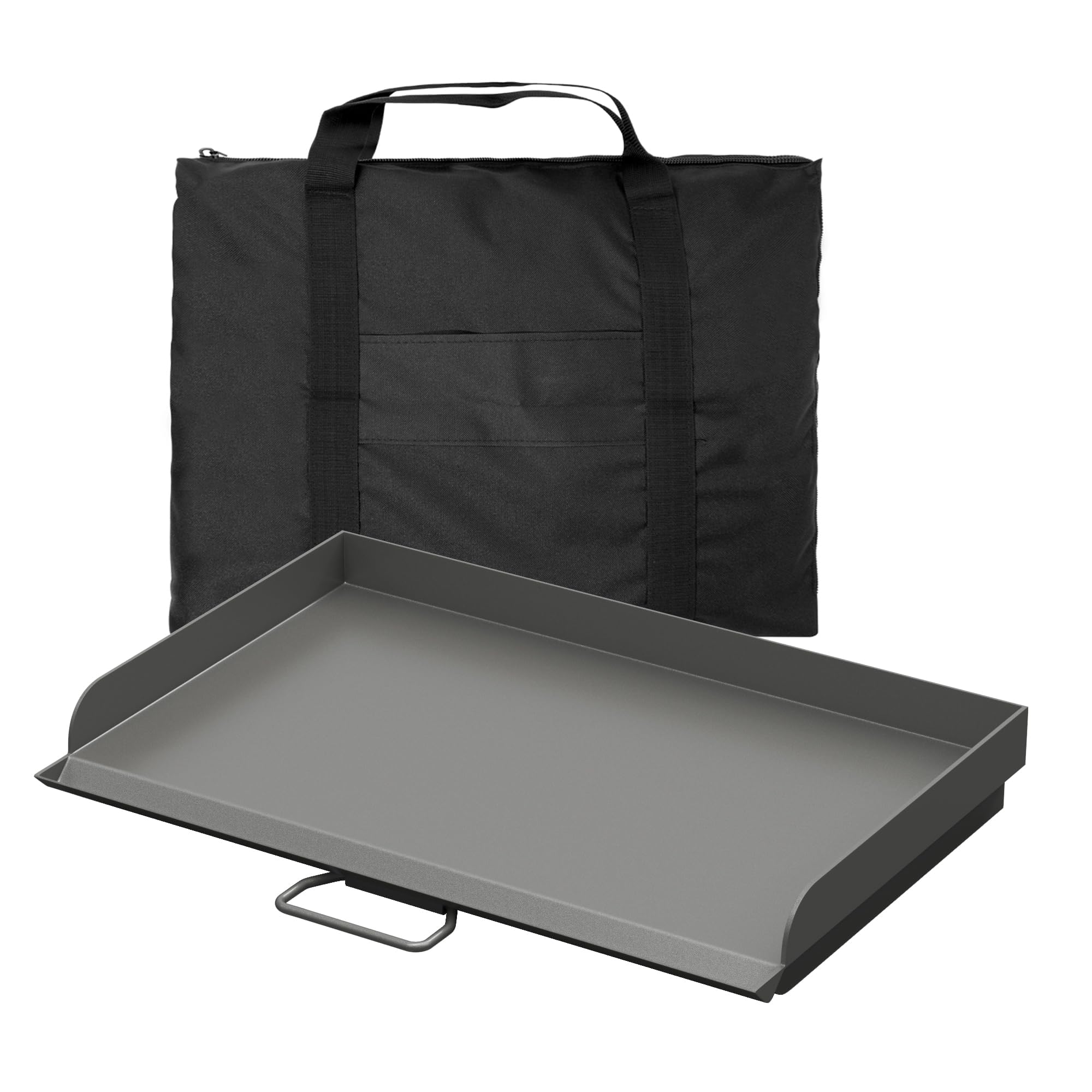 LS'BABQ 16'' x 24'' Flat Top Griddle with Carry Bag for 2 Burner on Camp Chef's 16