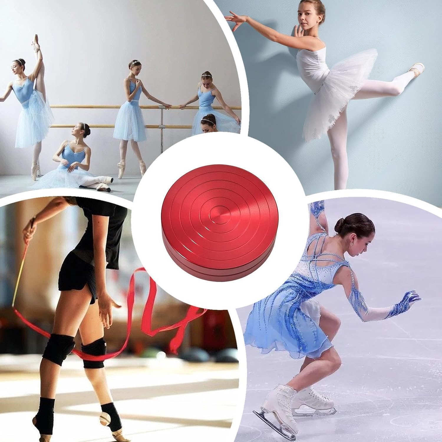 Dancing Turn Board Anti-Slip Portable Improves Balance | Figure Skating Turning Board for Kids Adults Beginners Girls Women Students Home Practice Competition Preparation