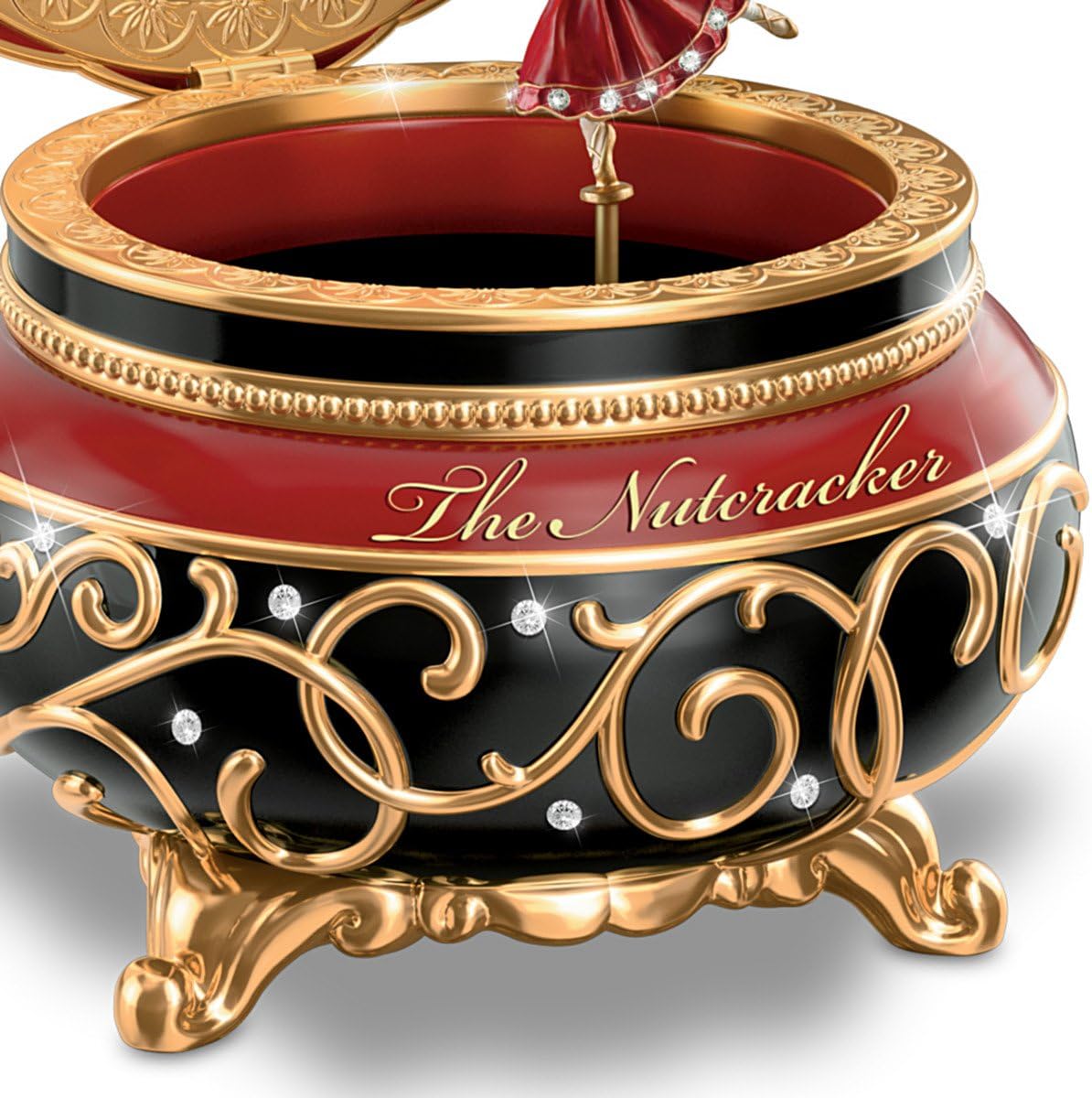 Bradford Exchange Clara And The Nutcracker Heirloom Music Box