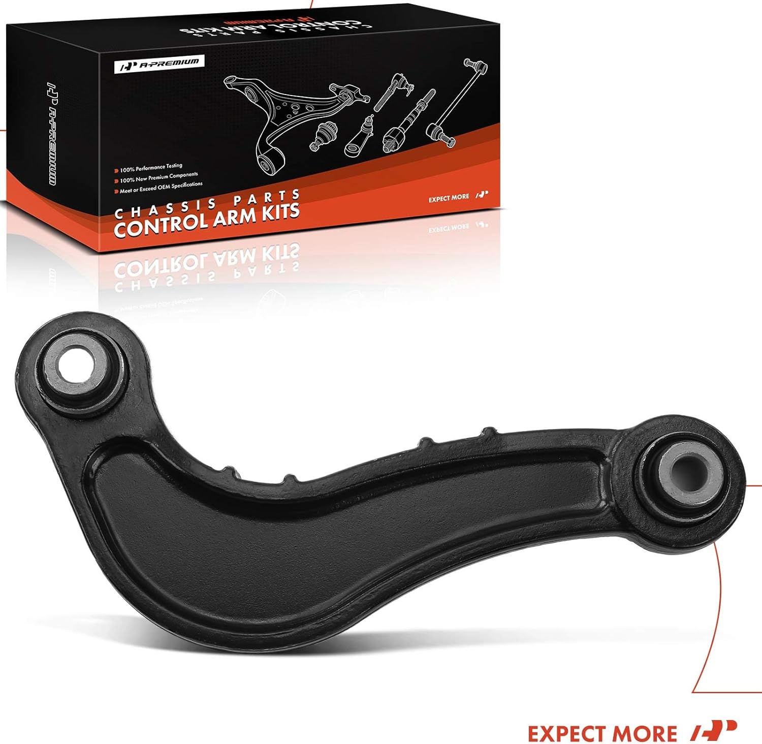 A-Premium Rear Upper Control Arm, with Bushing, Compatible with Ford Edge 2007-2010, Lincoln MKX 2007-2010