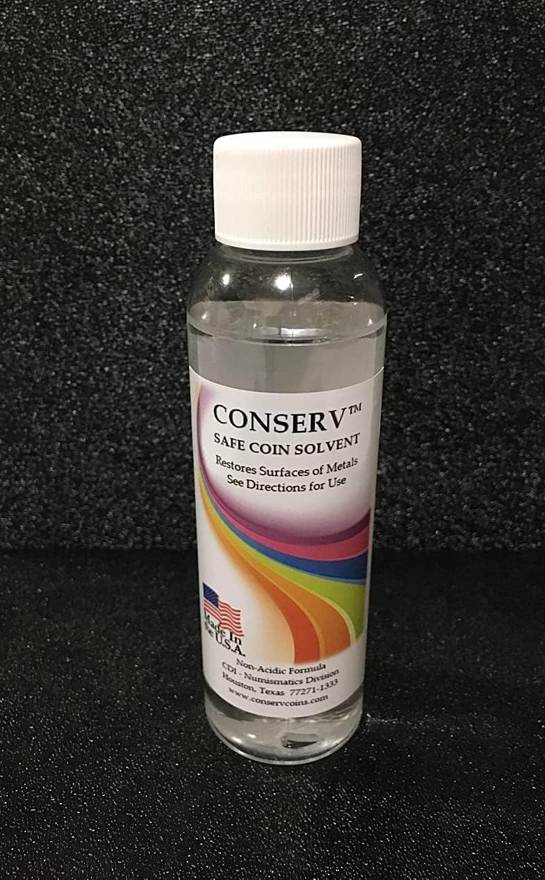 Conserv Safe Coin Solvent - 4 Ounce Bottle