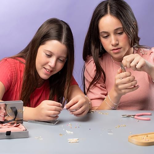 Miniatura 8 de Jewelry Making Kit for Adults & Teens - Girls' DIY Bracelet Making Kit, Friendship Bracelet Kit wBeads, Chains, Tools with 14K Gold & Silver-Plated