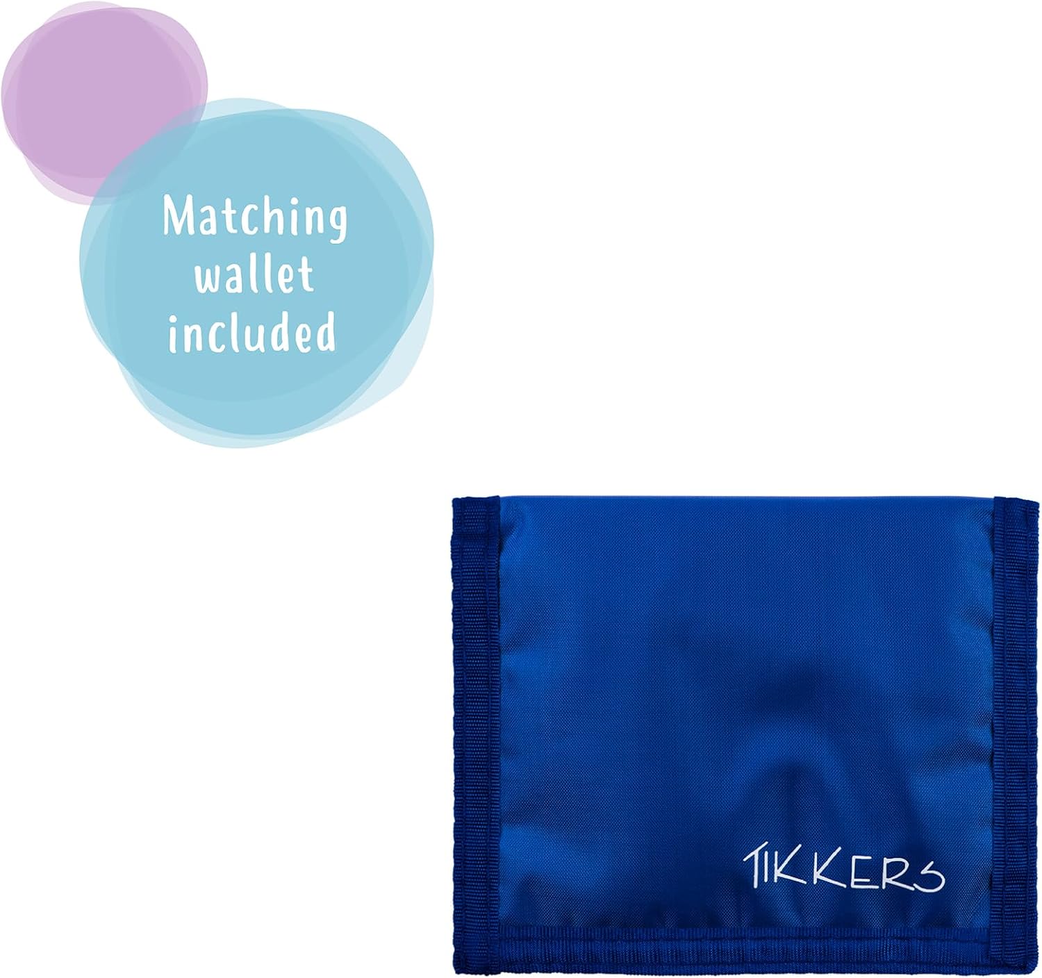 Tikkers Boys Blue Canvas Rip Strap Time Teacher Football Watch
