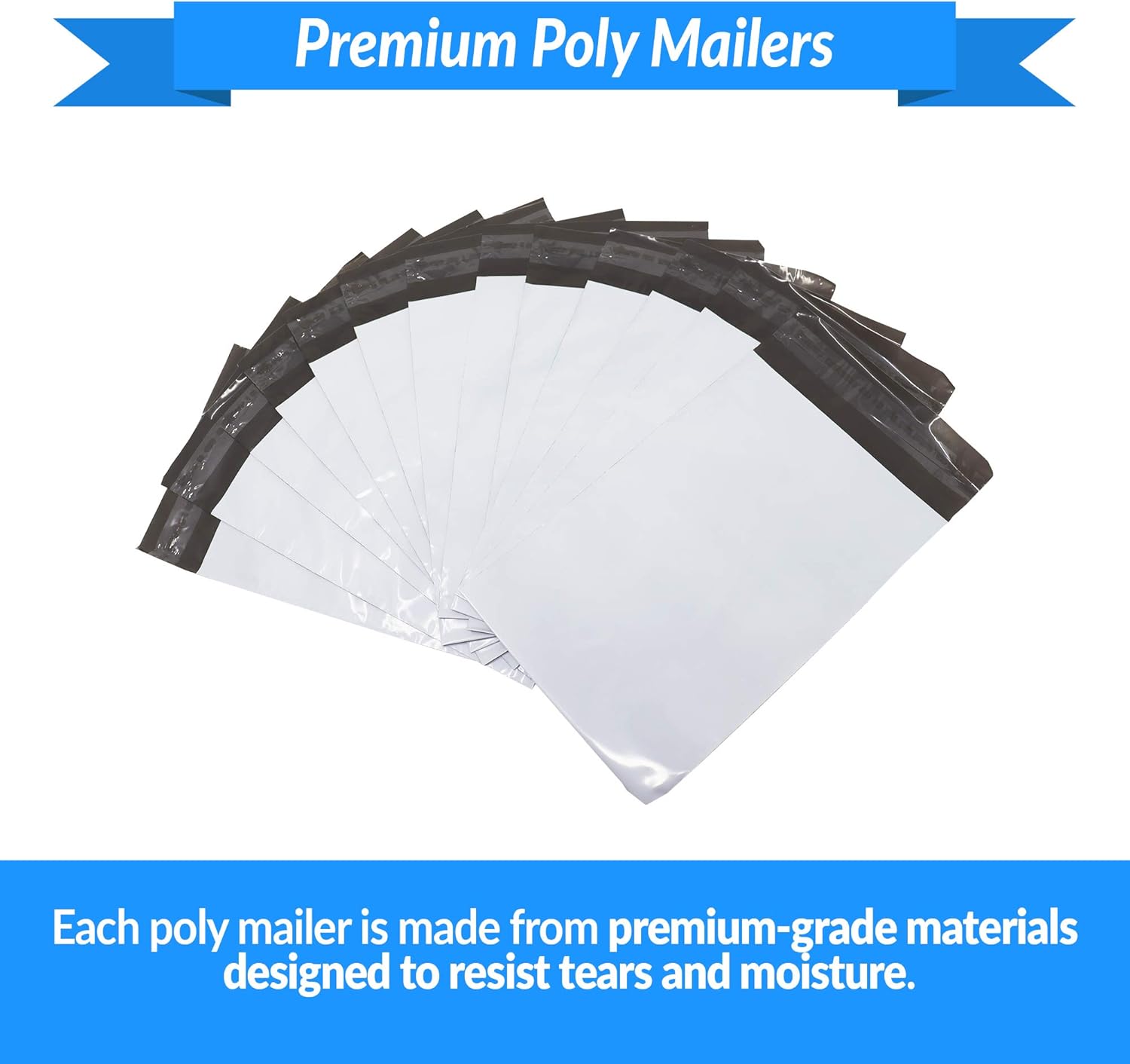 Reli. Poly Mailers 6x9 | 1000 Pcs Bulk | Small Mailing Envelopes / Shipping Bags | White Packaging Bags for Shipping | Non-Padded Poly Mailers | Self Sealing Mailing Bags for Small Items, Bulk (White) : Office Products
