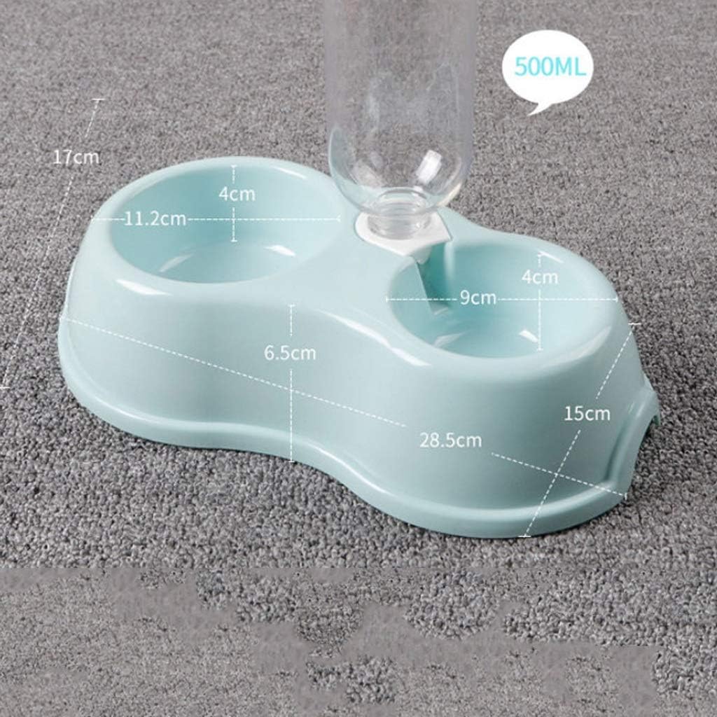 DualPurpose Pet Bowl Double Bowl, Automatic Drinking Basin, NonSlip Pet Supplies