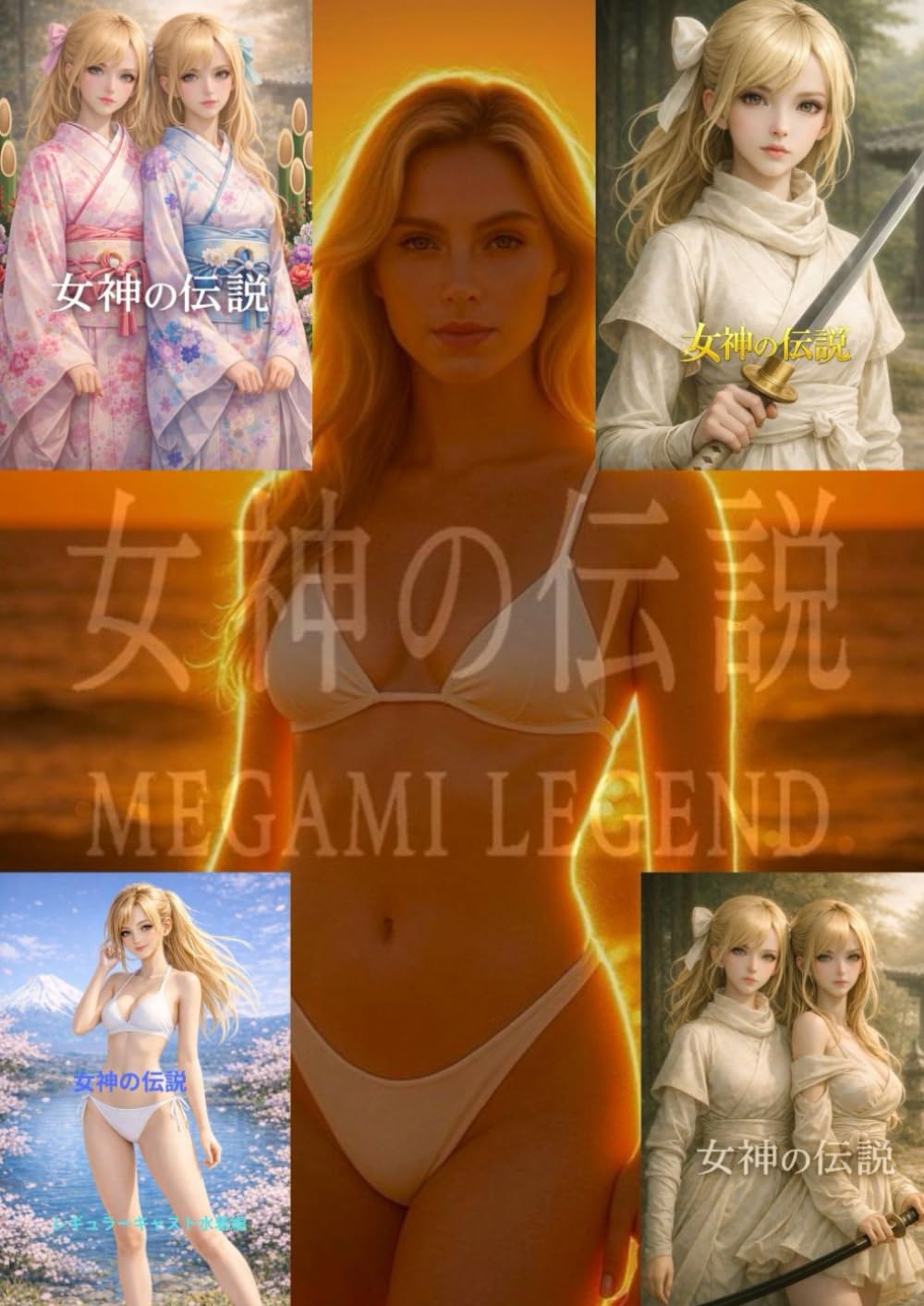 女神の伝説シリーズ表紙&サンプルページ集 (女神の伝説)